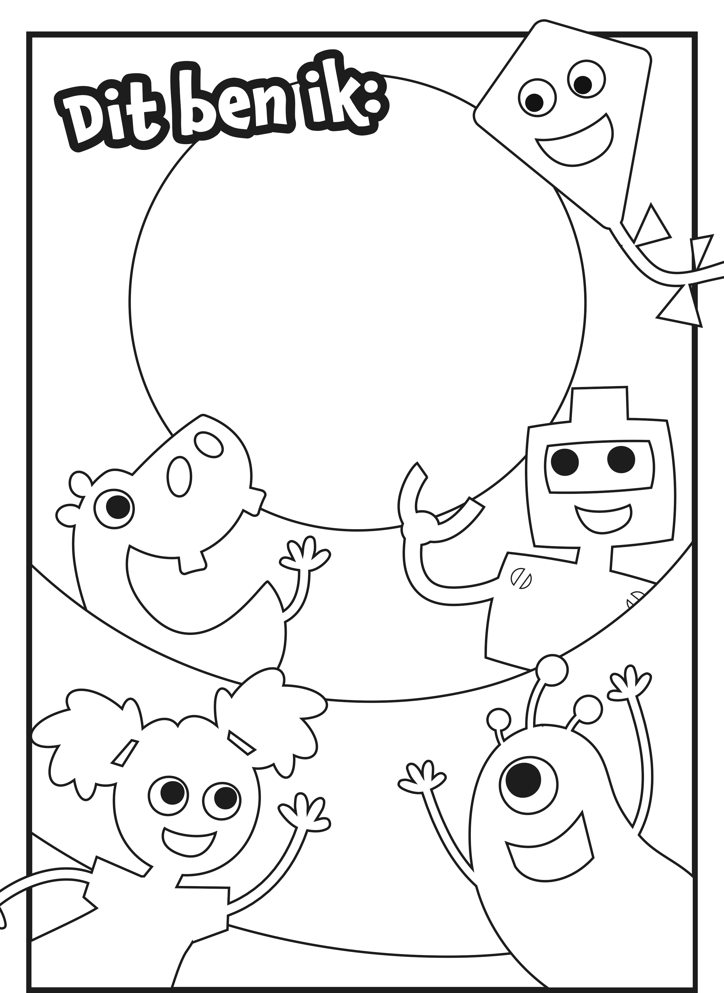 Vriendjes van Intertoys kleurplaat