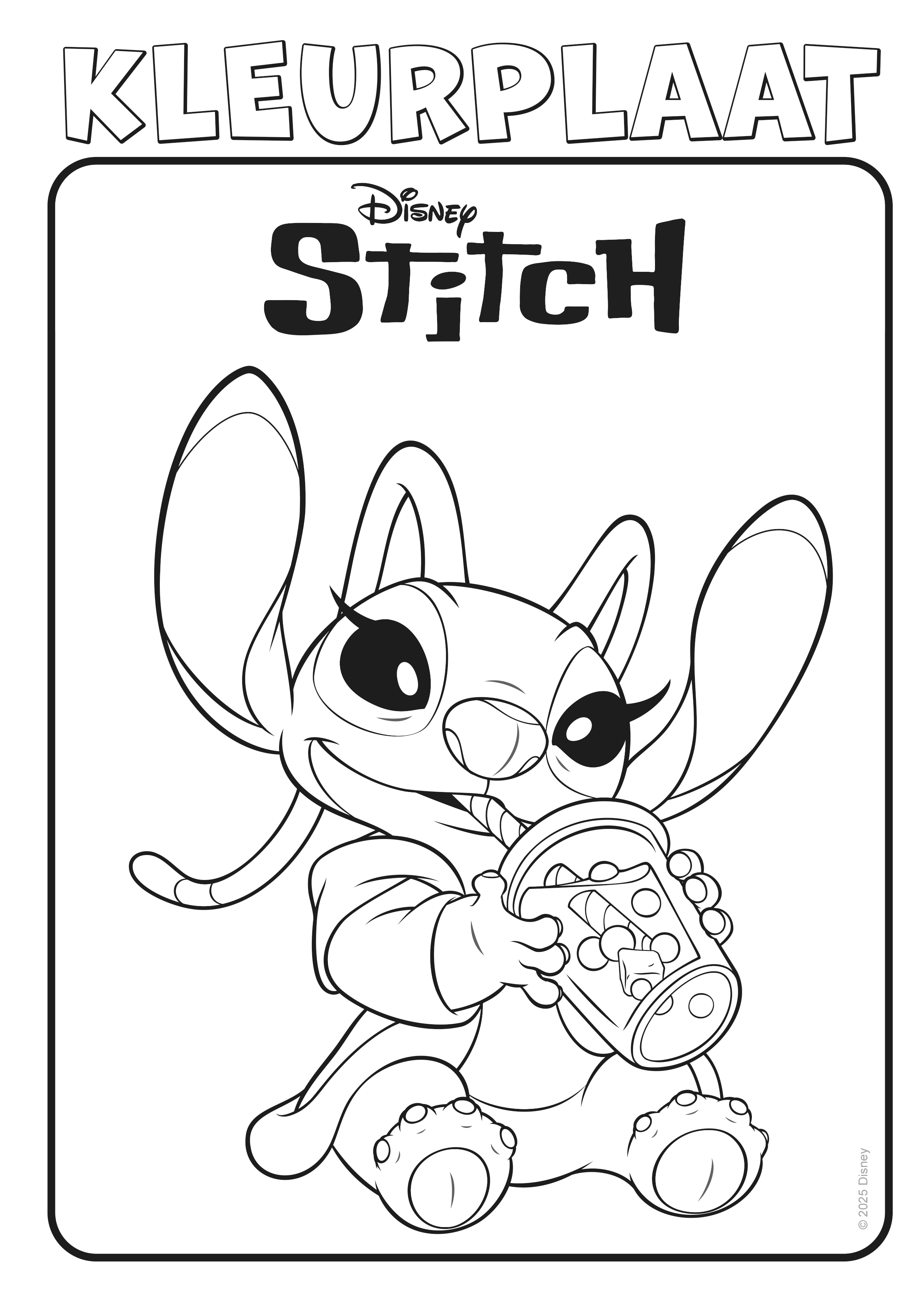 Disney Angel kleurplaat