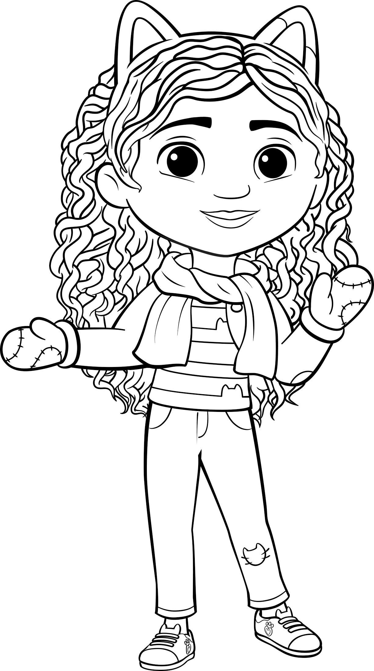 Gabby's Poppenhuis Gabby kleurplaat